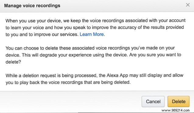 How to Delete All Your Previous Requests on Amazon Echo