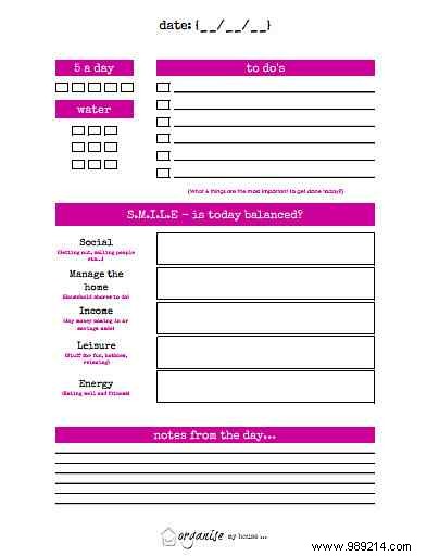 10 Free Printable Productivity Planner Templates