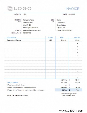 10 Simple Invoice Templates Every Freelancer Should Use