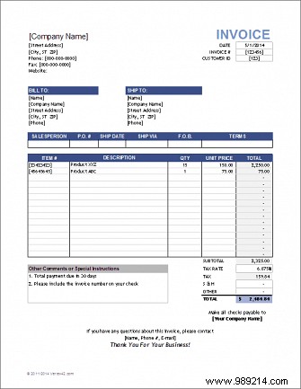 10 Simple Invoice Templates Every Freelancer Should Use