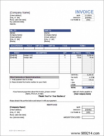 10 Simple Invoice Templates Every Freelancer Should Use