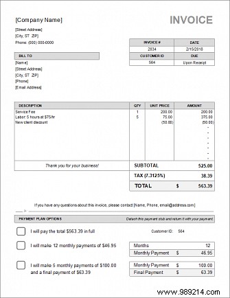 10 Simple Invoice Templates Every Freelancer Should Use