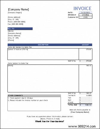 10 Simple Invoice Templates Every Freelancer Should Use