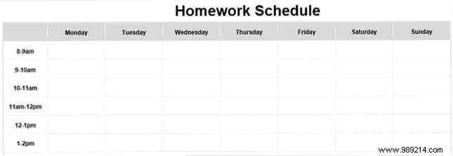 15 Checklist, Schedule and Planner Templates for Students