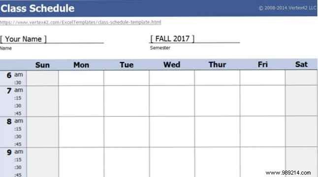 15 Checklist, Schedule and Planner Templates for Students