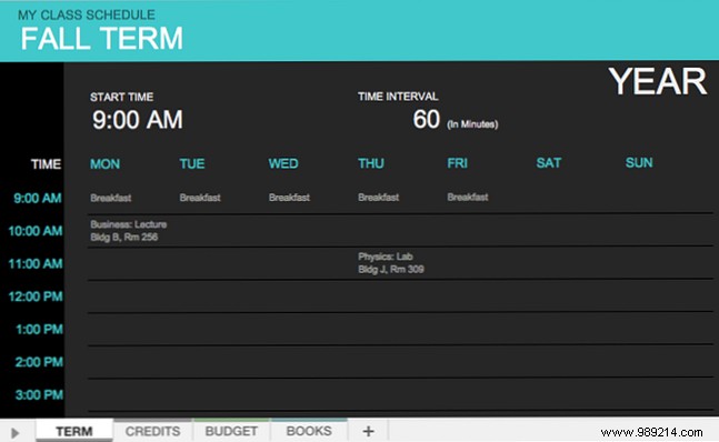 15 Checklist, Schedule and Planner Templates for Students