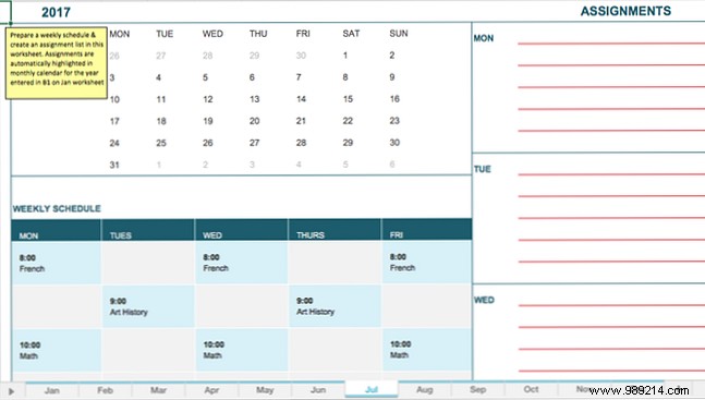 15 Checklist, Schedule and Planner Templates for Students