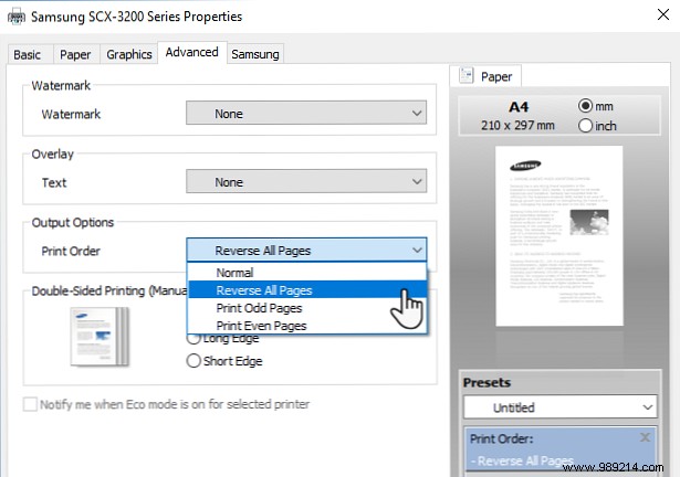 3 easy ways to print pages in reverse order