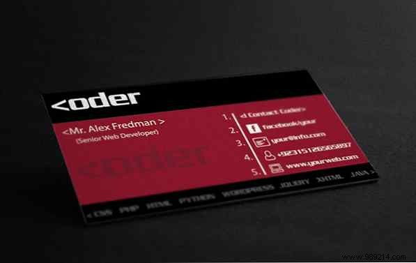 Over 30 free business card templates for every profession