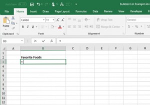 7 ways to create a bulleted list in Excel