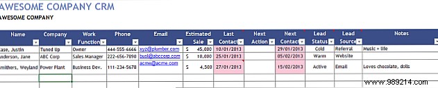 An Excel template for every occasion