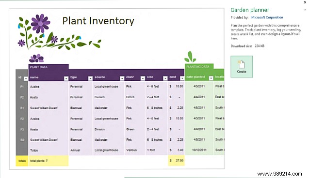 An Excel template for every occasion