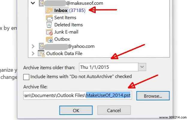 Backing Up Your Simplified Microsoft Outlook Emails