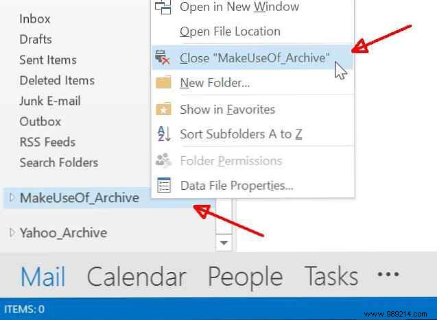 Backing Up Your Simplified Microsoft Outlook Emails