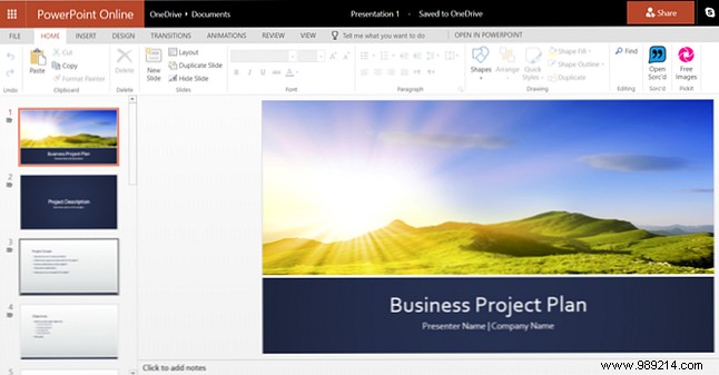 Free PowerPoint Online Vs. PowerPoint 2016 you need