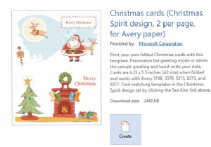 Find free Microsoft Office Christmas printable templates here