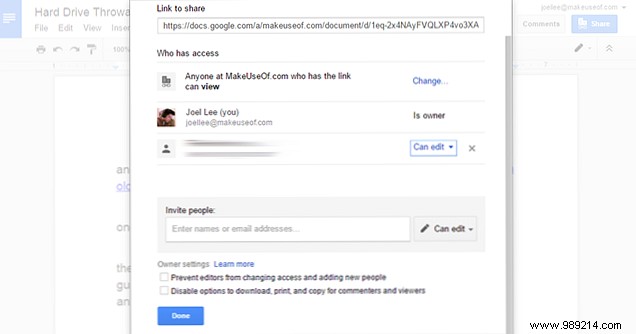 Sign in to Google Drive and share files easily