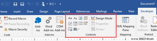 How to add the developer tab to the ribbon in Microsoft Word and Excel