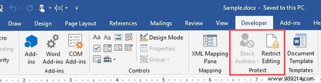 How to add the developer tab to the ribbon in Microsoft Word and Excel