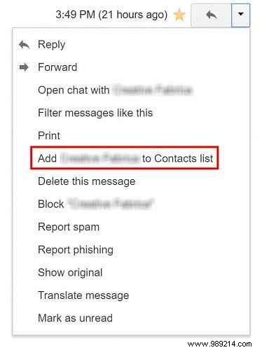 How to add and remove contacts in Gmail