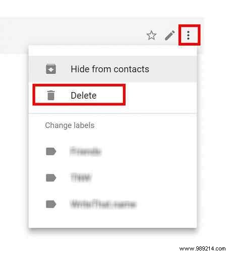 How to add and remove contacts in Gmail