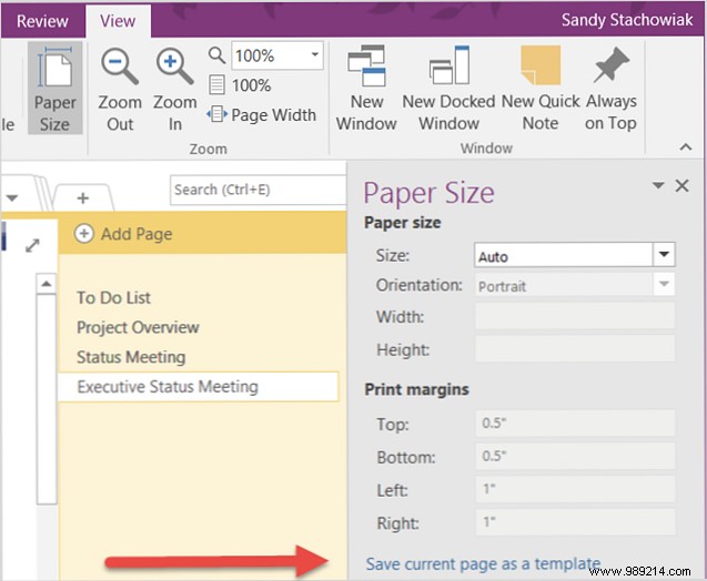 How to adopt OneNote templates for project management 