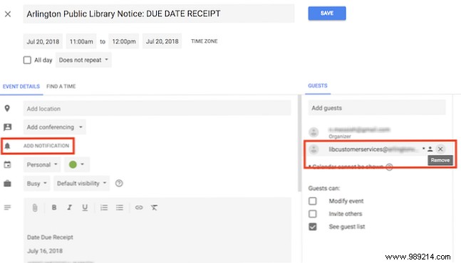 How to Avoid Late Payment for Libraries Using Google Calendar 