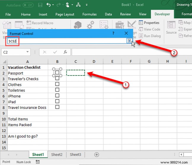 How to create a checklist in Excel