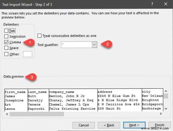 How to convert delimited text files to Excel spreadsheets