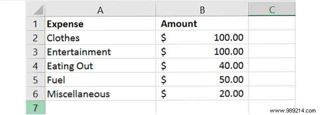 How to create a pie chart in Microsoft Excel