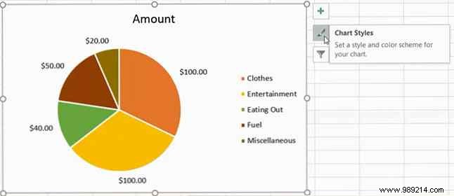 How to create a pie chart in Microsoft Excel