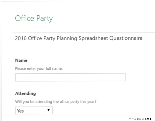 How to create a free survey and collect data with Excel