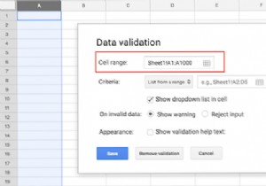 How to create a dropdown list in Google Sheets