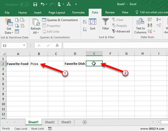 How to create a dropdown list in Excel