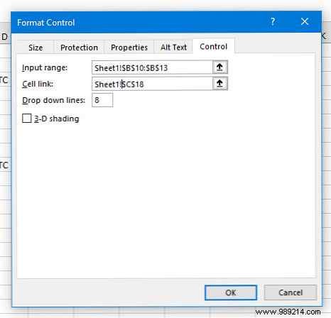 How to create interactive Excel charts with the INDEX formula