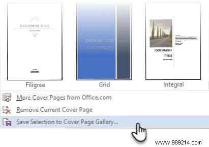 How to easily make an attractive cover page in Microsoft Word