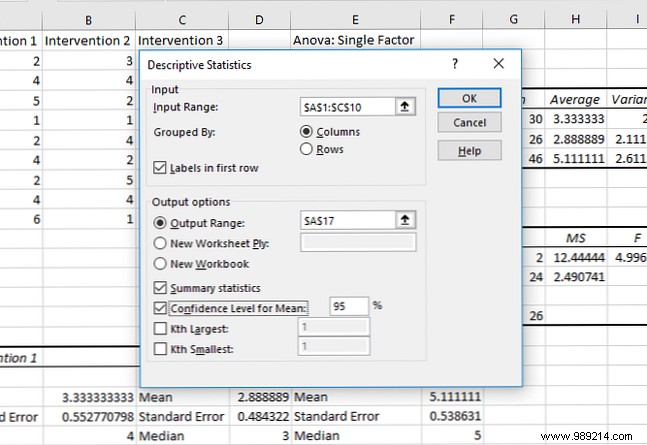 How to do basic data analysis in Excel