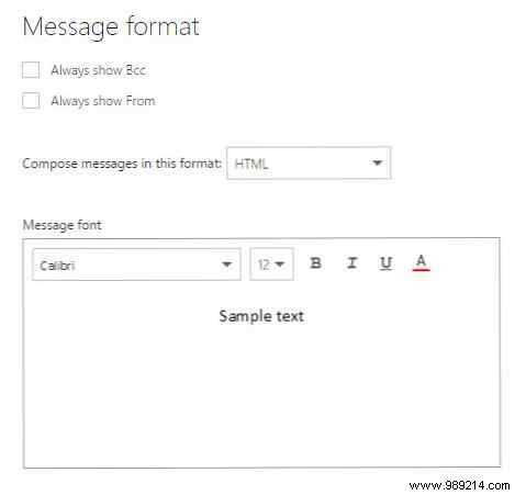 How to edit email fonts and formats in Microsoft Outlook