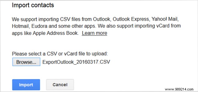 How to export Outlook contacts anywhere