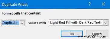 How to find duplicates in Excel and numbers