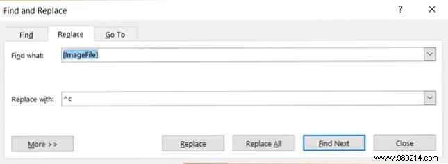 How to find and replace text with pictures in Microsoft Word