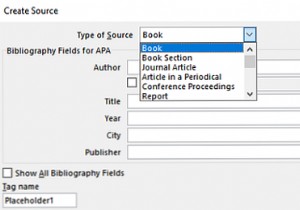 How to generate bibliographies in Microsoft Word with one click