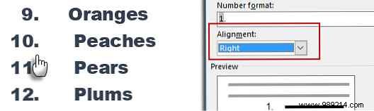 How to format and manage lists in Microsoft Word