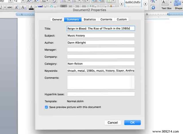 How to improve document handling with properties in Microsoft Office