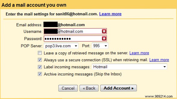 How to import and manage multiple email accounts in Gmail