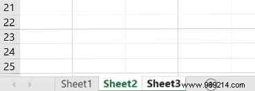 How to hide and show spreadsheets in Excel