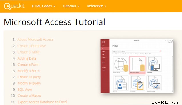 How to learn Microsoft Access 5 free online resources