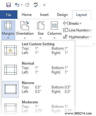 How to make index cards in Microsoft Word 2016