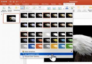 How to make images transparent in PowerPoint