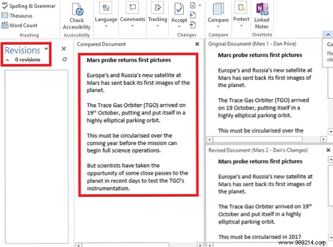 How to combine multiple Word documents in Microsoft Office 2016